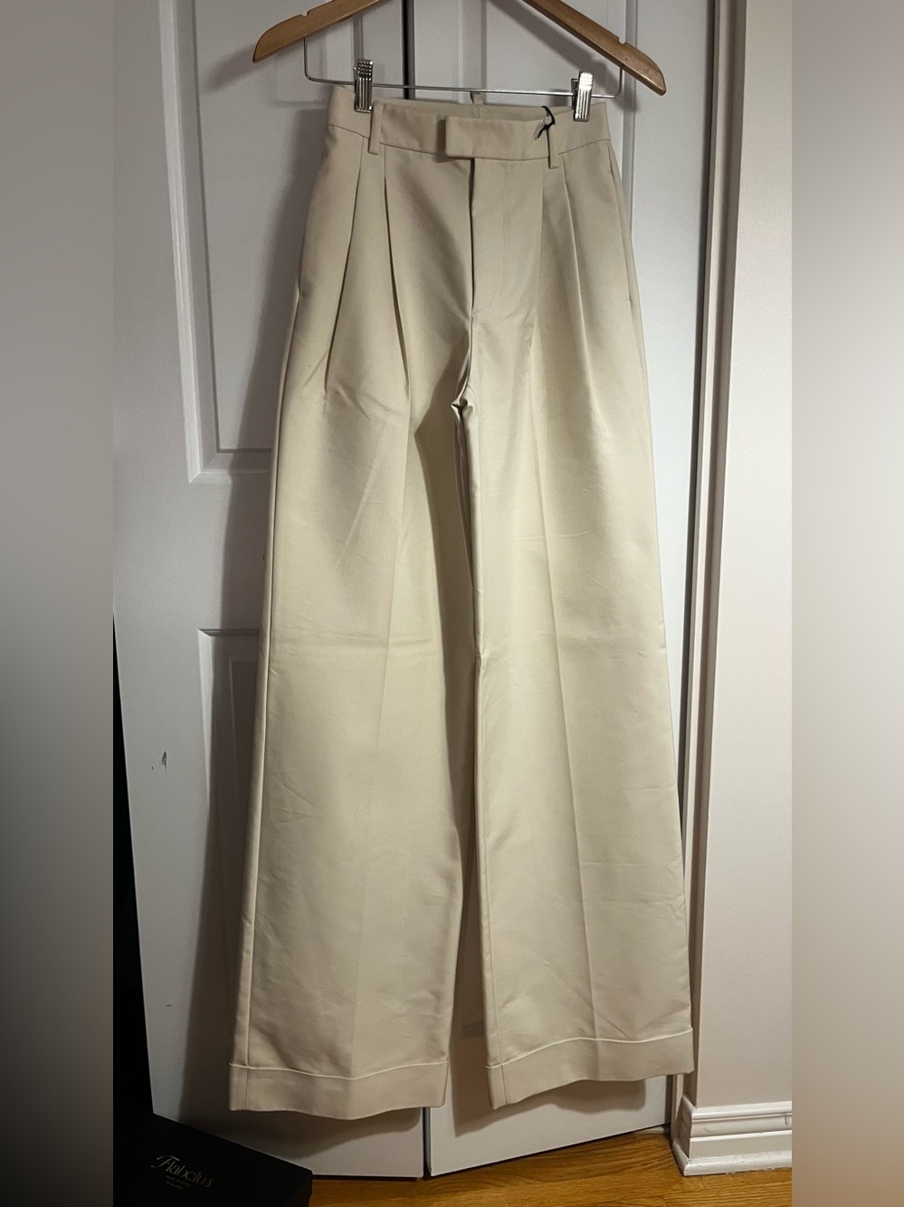DSQUARED2 Cream High-Rise Trousers